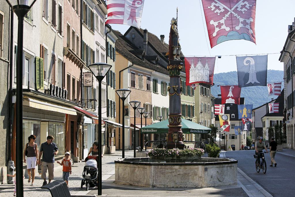 Hlavní město regionu Jura - Delémont